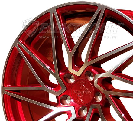 Alu kola Keskin KT20 Candy Red 8,5x19 5x112 ET45