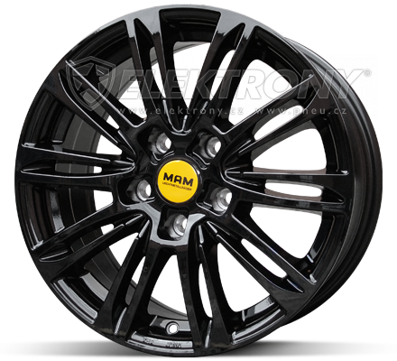 Alu kola MAM A4 FullBlack 7,5x17 5x100 ET37