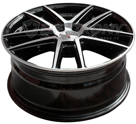 Alu kola Platin P73 Black 6,5x16 5x114 ET38