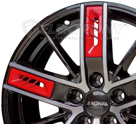 Alu kola RONAL R67 JB FC Red Right 8x18 5x114 ET40