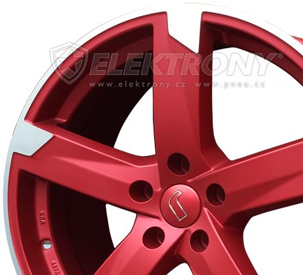 Alu kola Rondell 01RZ Matt Red 8x19 5x112 ET48