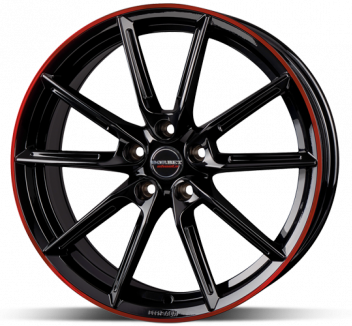 Borbet LX18 Black Red